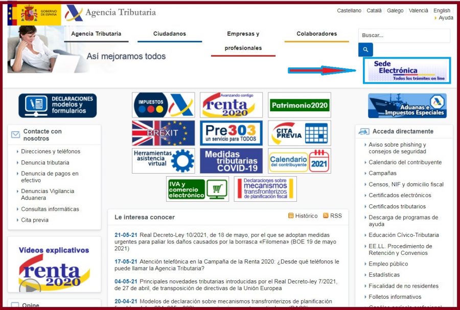 Certificado Digital de Hacienda