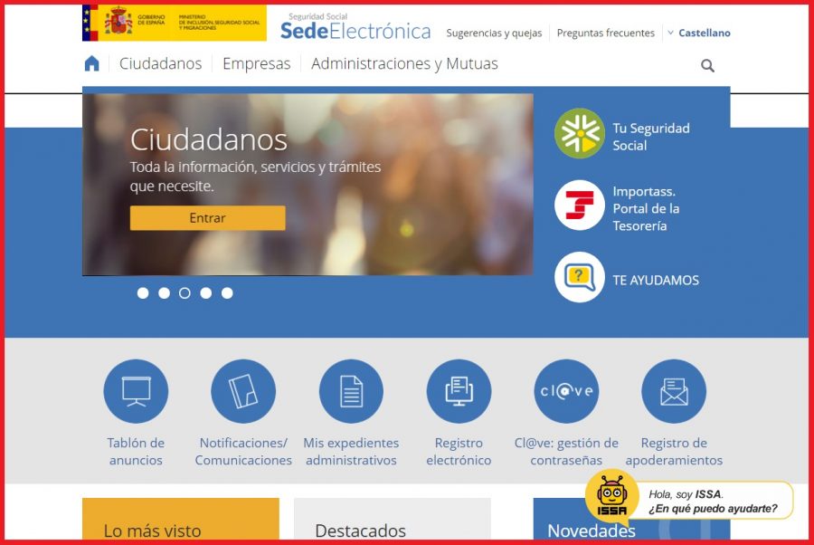 Certificado Digital de la Seguridad Social