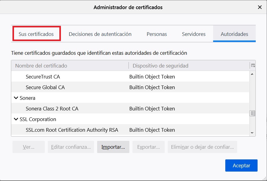 Renovación del Certificado Digital 